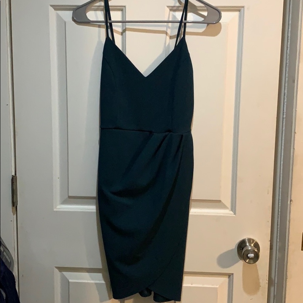 Forever Your Girl Teal Blue Bodycon Dress